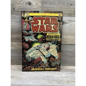 Star Wars Comic Book Sign # 41 Replica Metal Tin Embossed Imperial Pursuit 13x8"